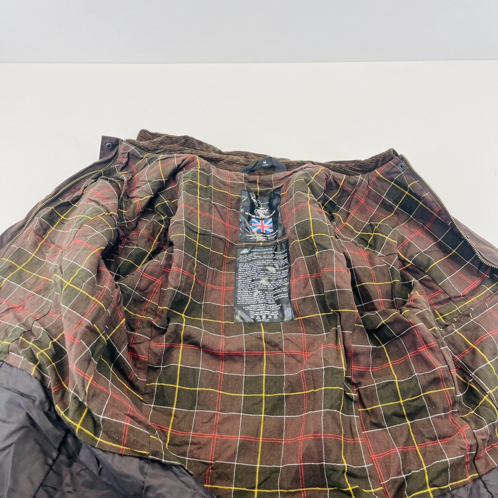 Crane Womens Waxed Cotton Jacket in Brown size Medium