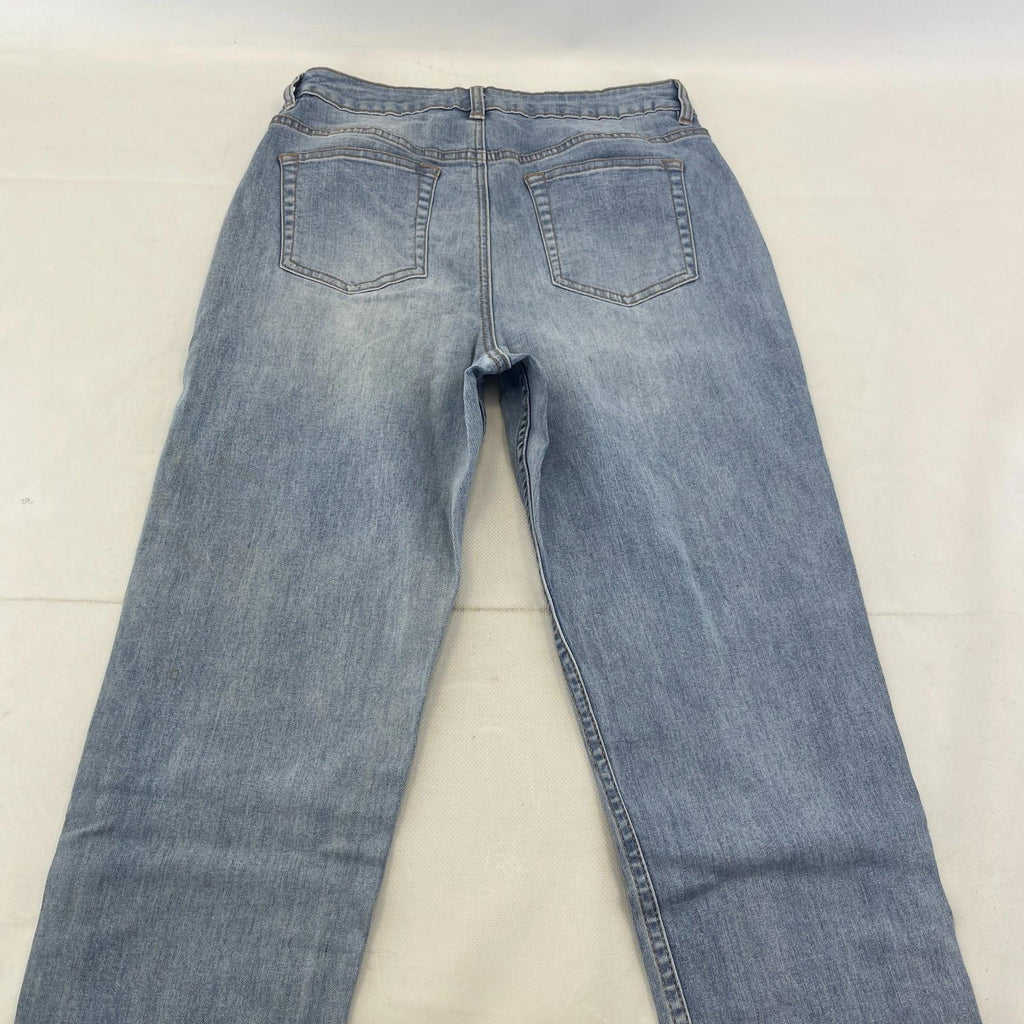 George Mid Blue Denim Jeans UK size 12 Taper Body Sculpt Stretch - NWOT