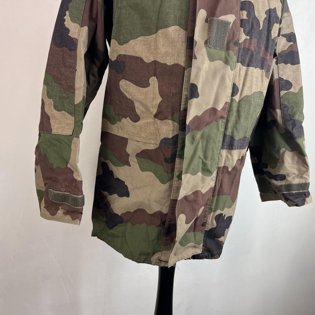 French Military Army Gore Tex Jacket Waterproof Camouflage size 88L + Stow Hood