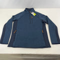 Mountain Warehouse Mens 1/4 Zip Fleece in Navy Blue with Zip Pockets size M