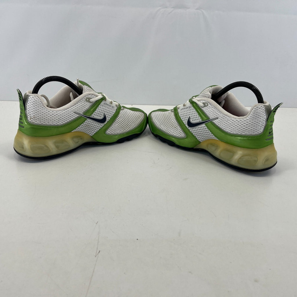 Nike Air Max 180 Trainers Metallic Green & White UK size 5 Running Sneakers
