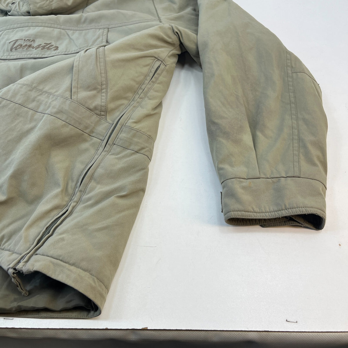 Tomster USA Ski Snowboard Pullover Anorak Jacket Downhill Skiing Green size L