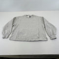 Sweaty Betty Premium Brushed Crew Neck Thick Sweatshirt Light Grey size M/12
