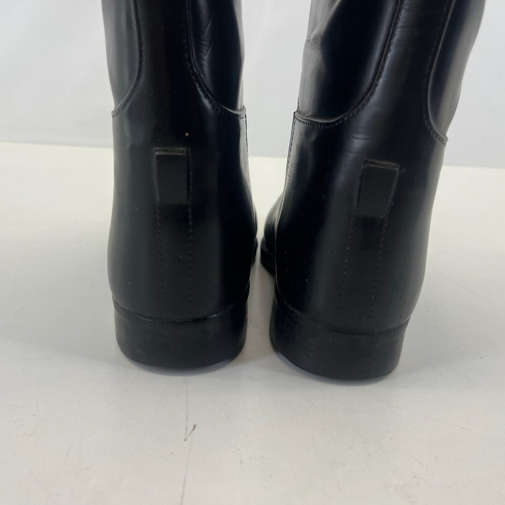 Aigle Black Leather Horse Riding Boots size UK 2.5 EU 35