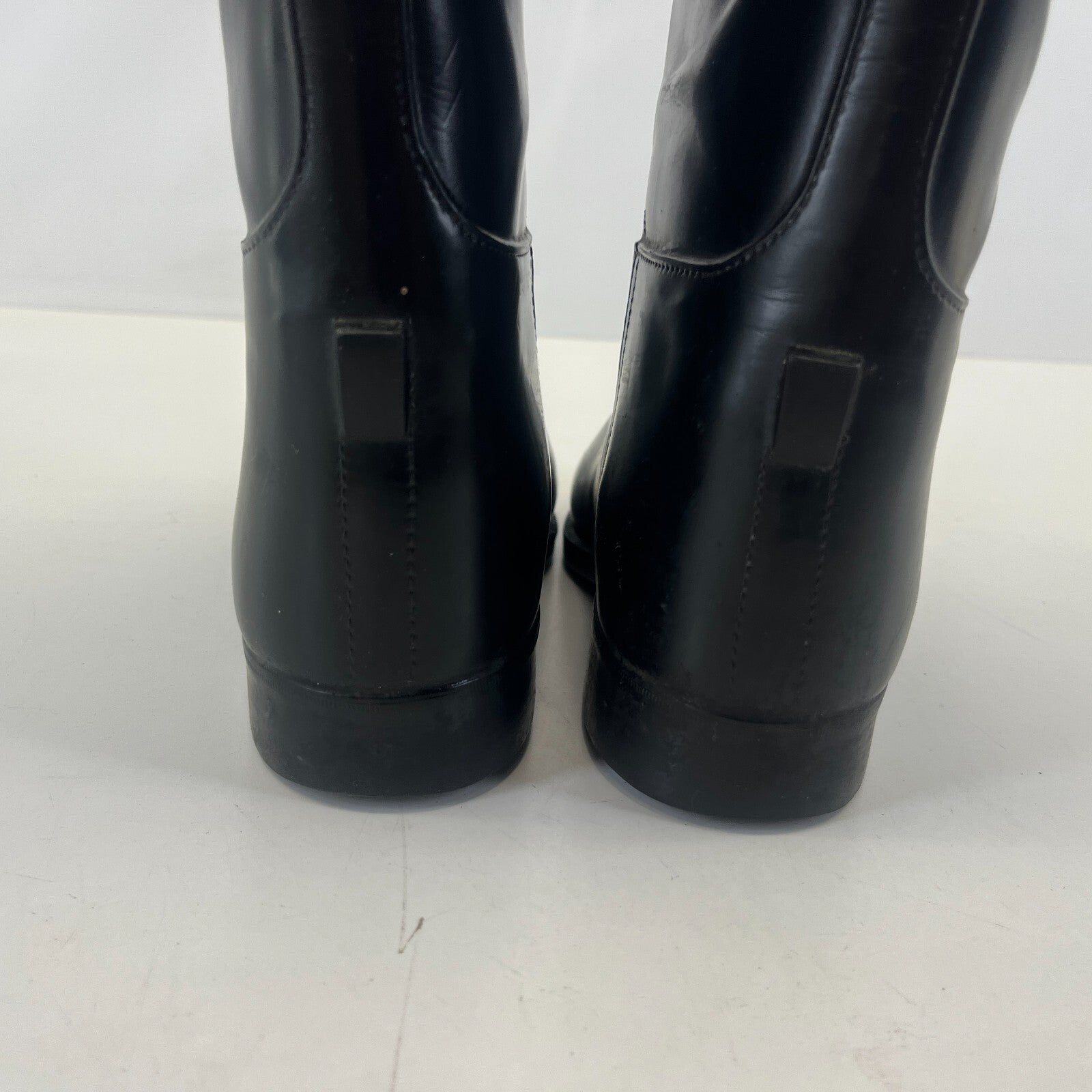 Aigle Black Leather Horse Riding Boots size UK 2.5 EU 35