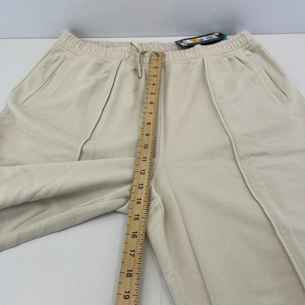 M&S Ladies Goodmove Parachute Joggers Cuffed Trousers Pants Cream UK size 16 New