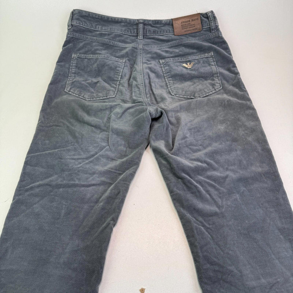 Armani Felt Feel Jeans Tapered Leg in Grey W29" L28"