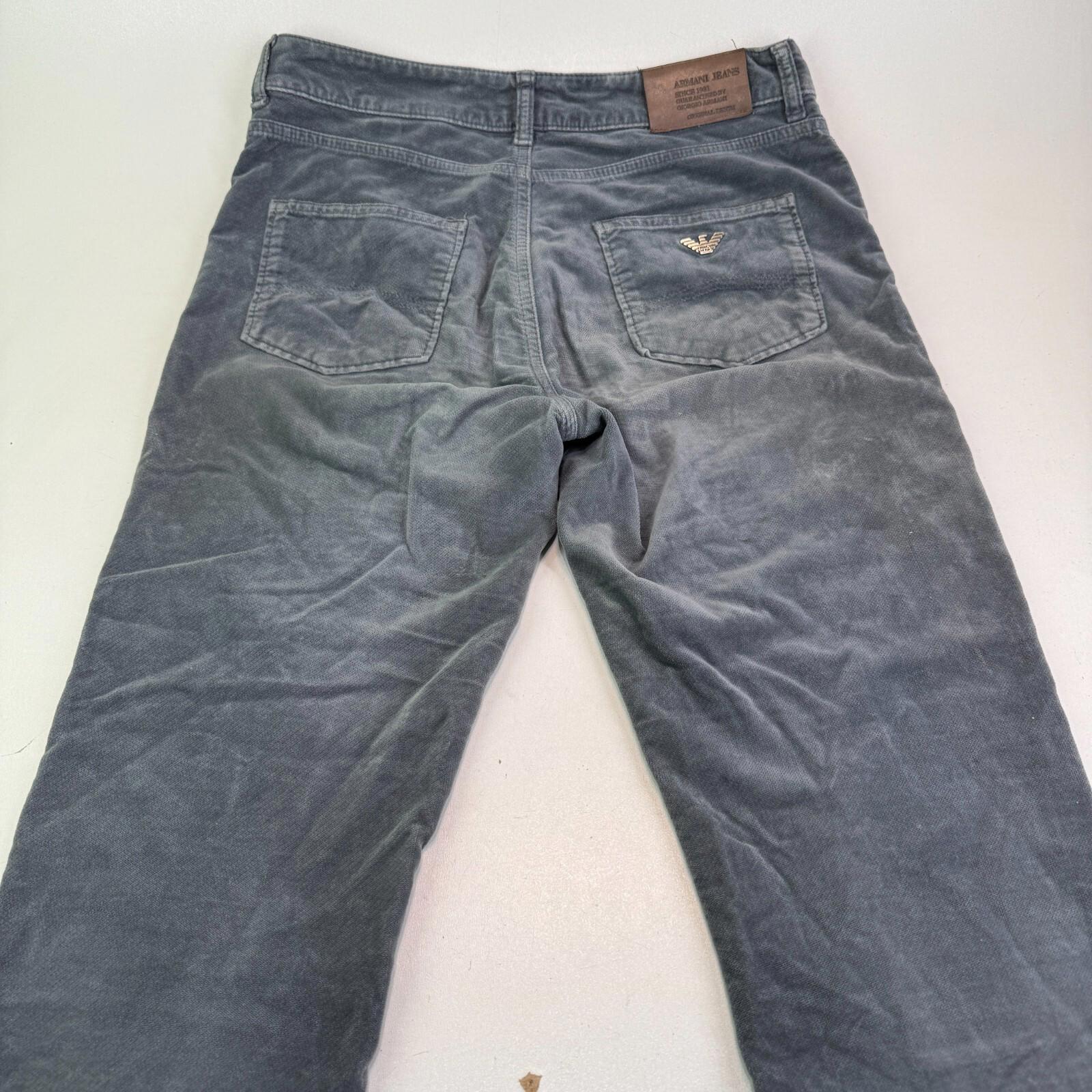 Armani Felt Feel Jeans Tapered Leg in Grey W29" L28"