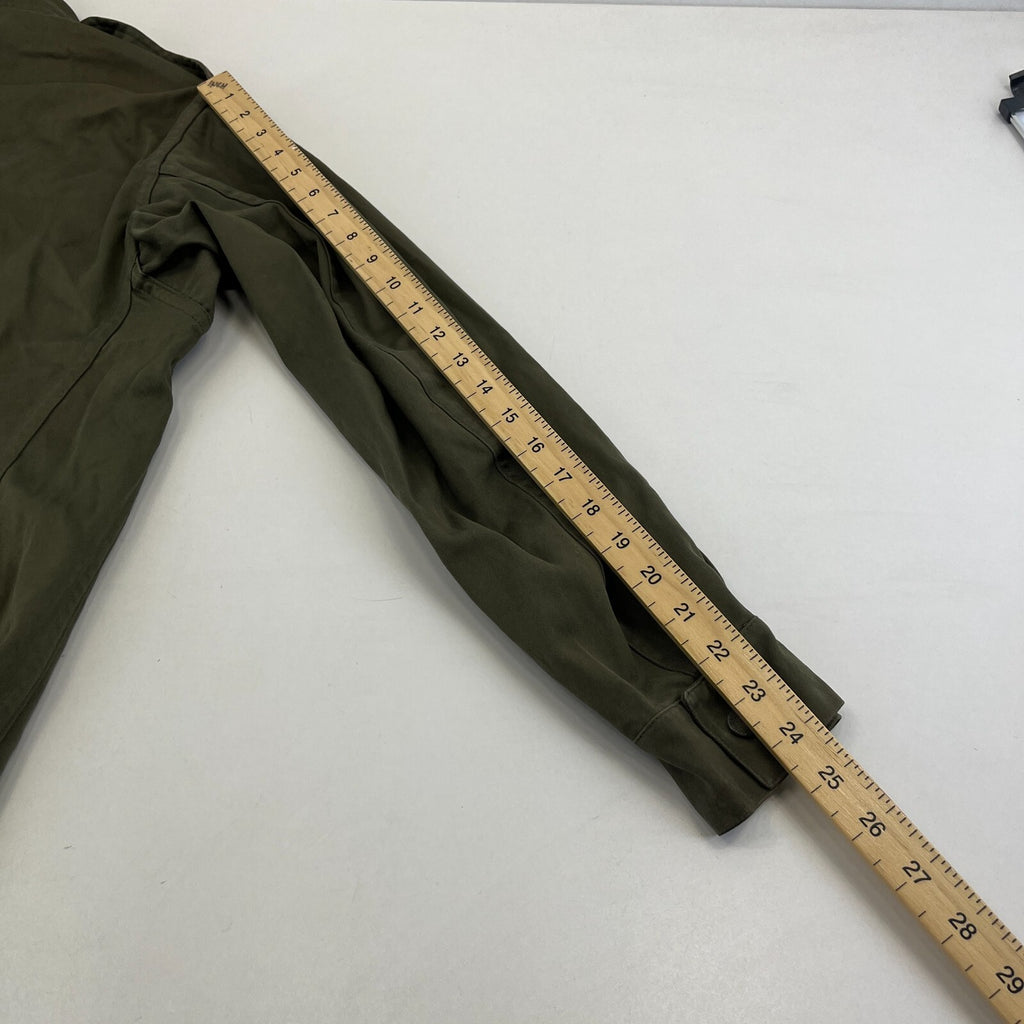Custom Vintage French Army Jacket Rasta Rastafari Jah Smock size L (112M)