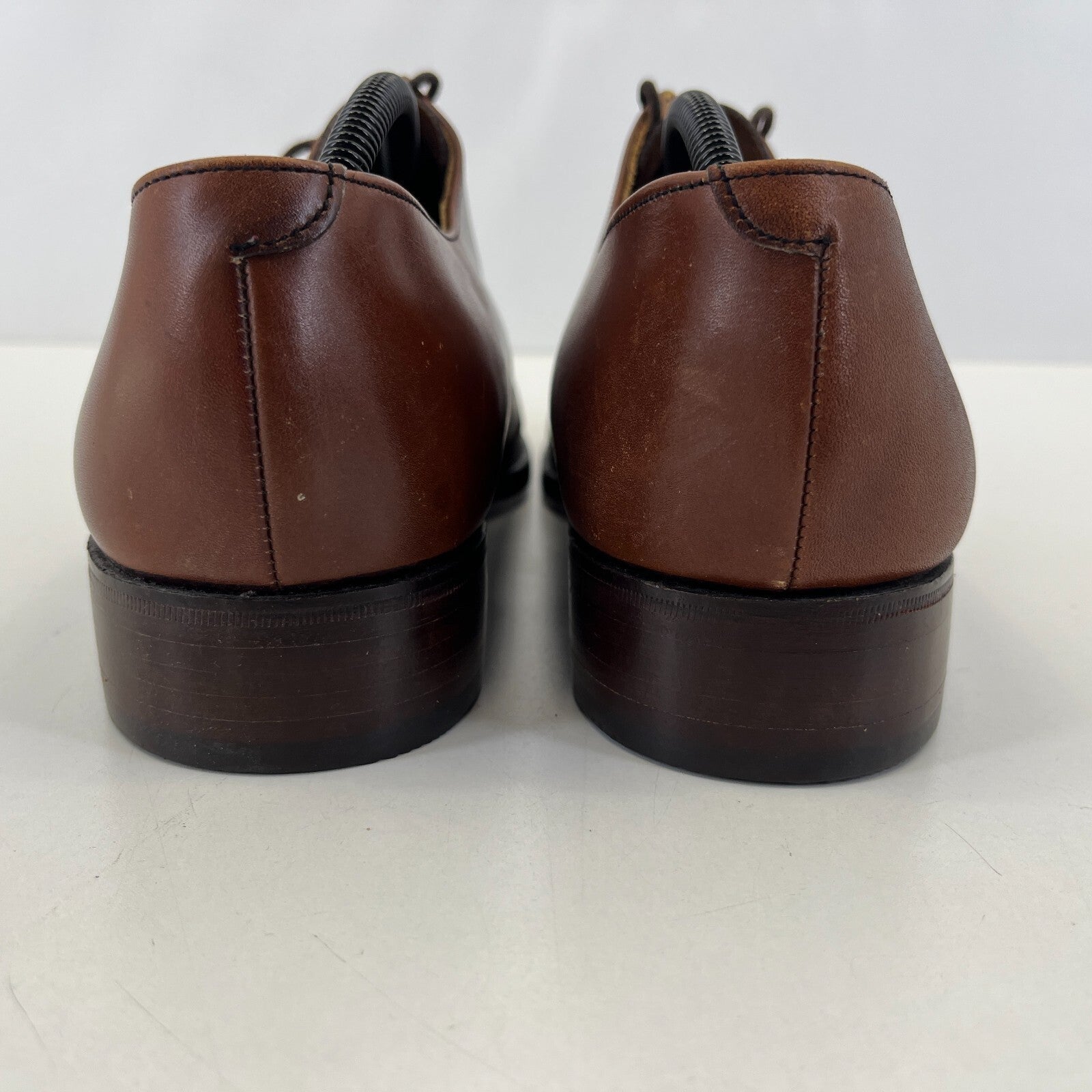 K Shoes Mens Brown Formal Oxford Leather UK 9 Wide Fit - by Royal Appointment