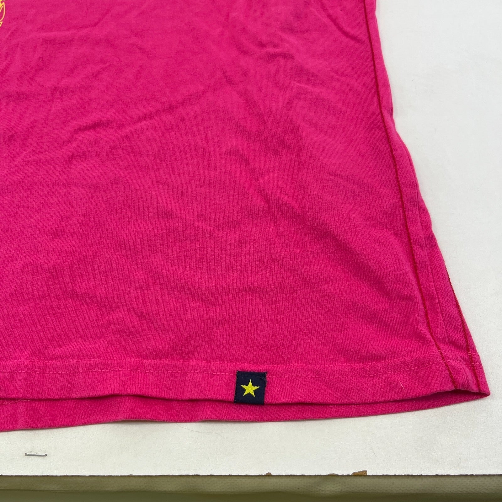 Joe Browns Pink & Yellow Crew Neck Short Sleeve T-Shirt 100% Cotton size 2XL