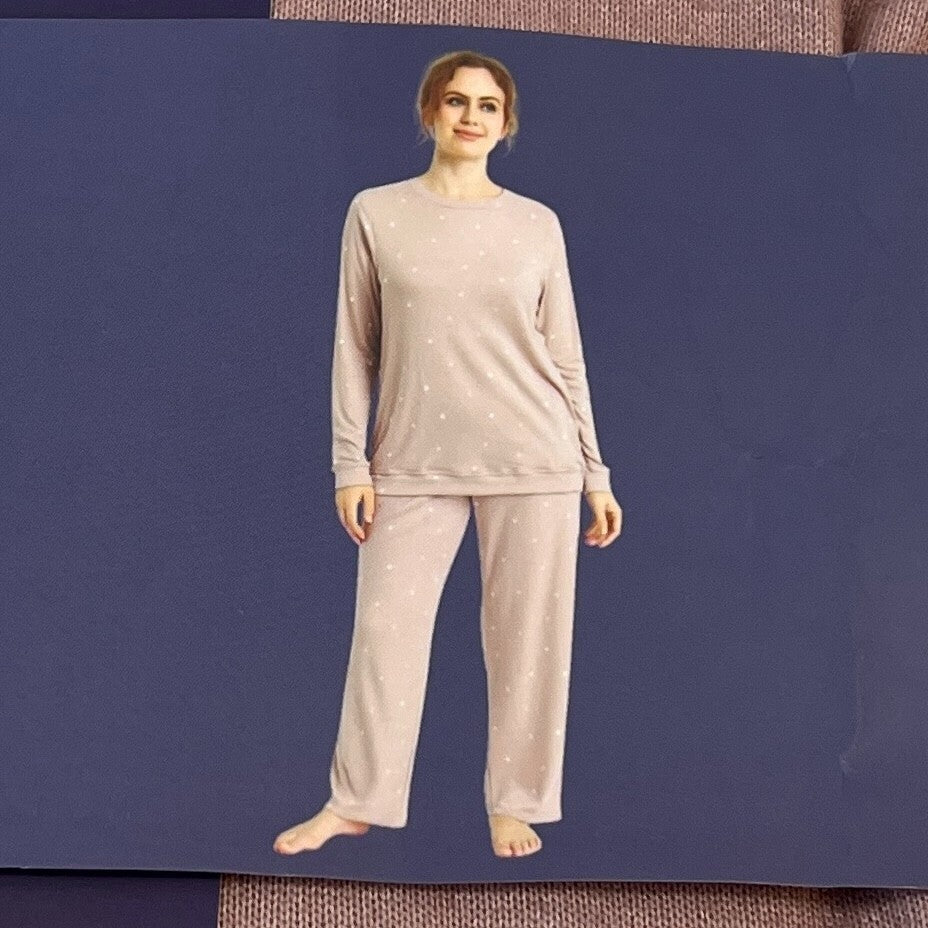 Gap Womens Pyjamas Sleep Set Night Top 2 Piece Loungewear Pastel Pink size 2XL