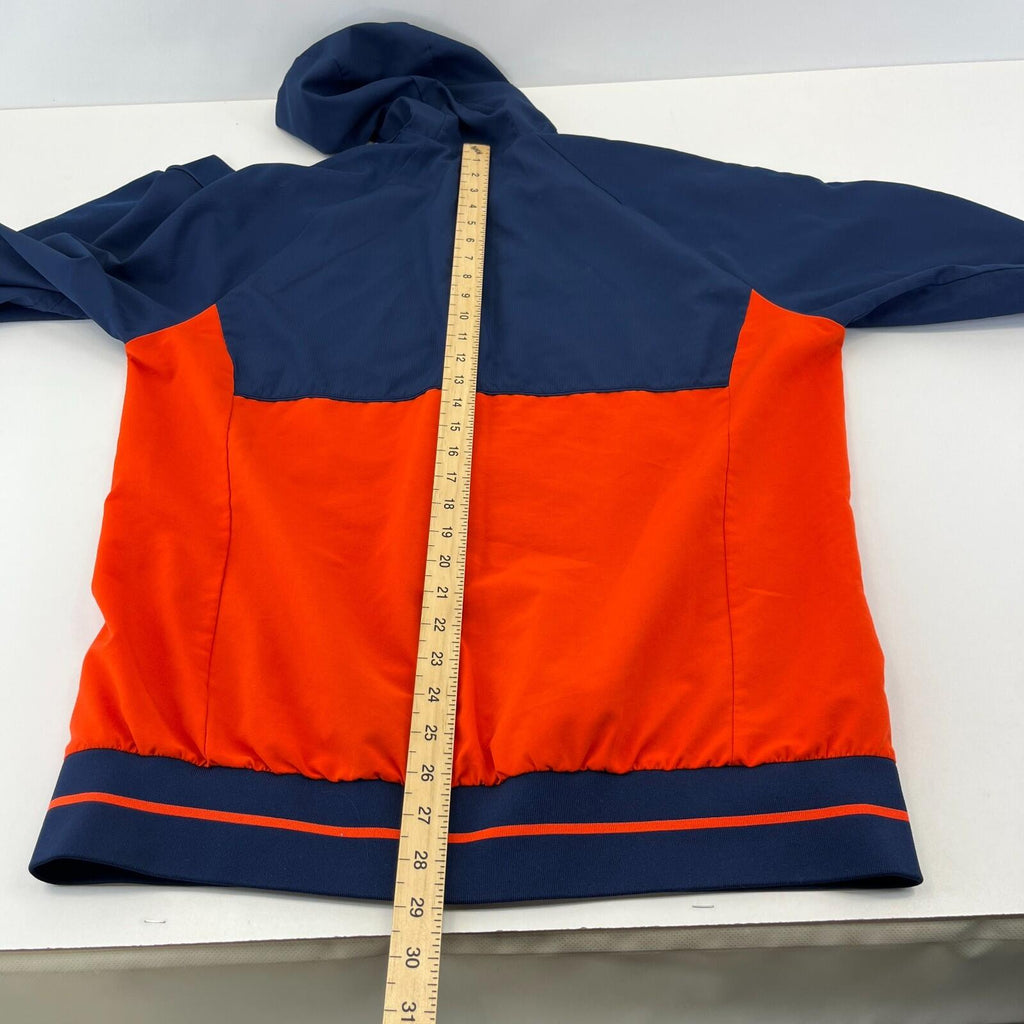 Adidas Middlesbrough FC Jacket size L Navy Blue & Orange Football Hooded Zip Up