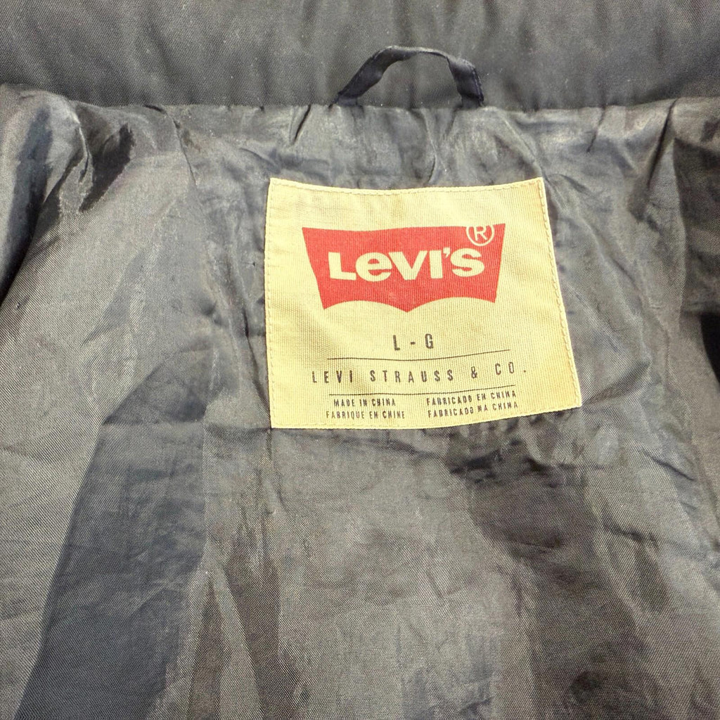 Levis Men's Jacket in Black size Large Waterproof Softshell with Stow Hood