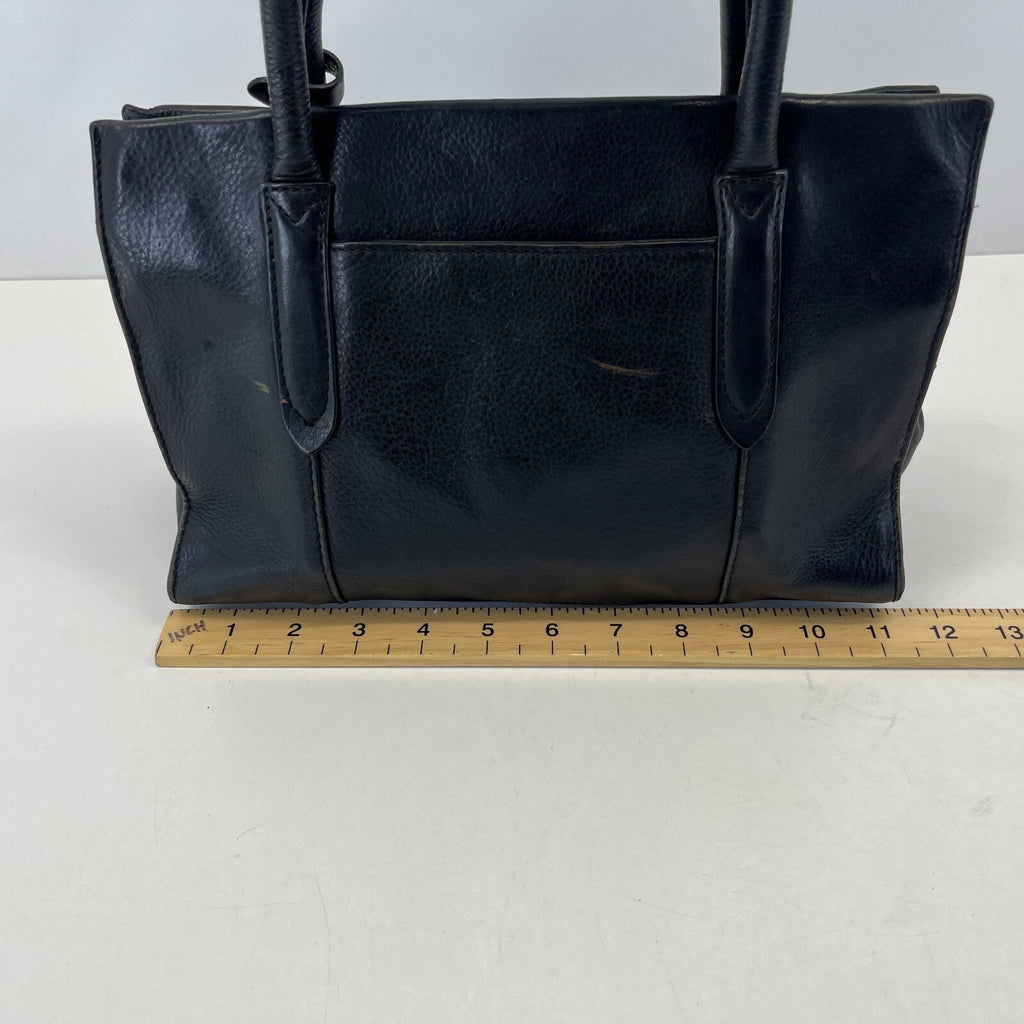 Genuine Radley Nlack Leather Open Top Grab Tote Bag - See Details