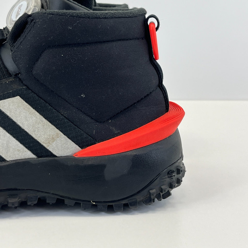 Adidas Fortatrail BOA High Top Trainers in Black & Red UK size 5 / EU 38