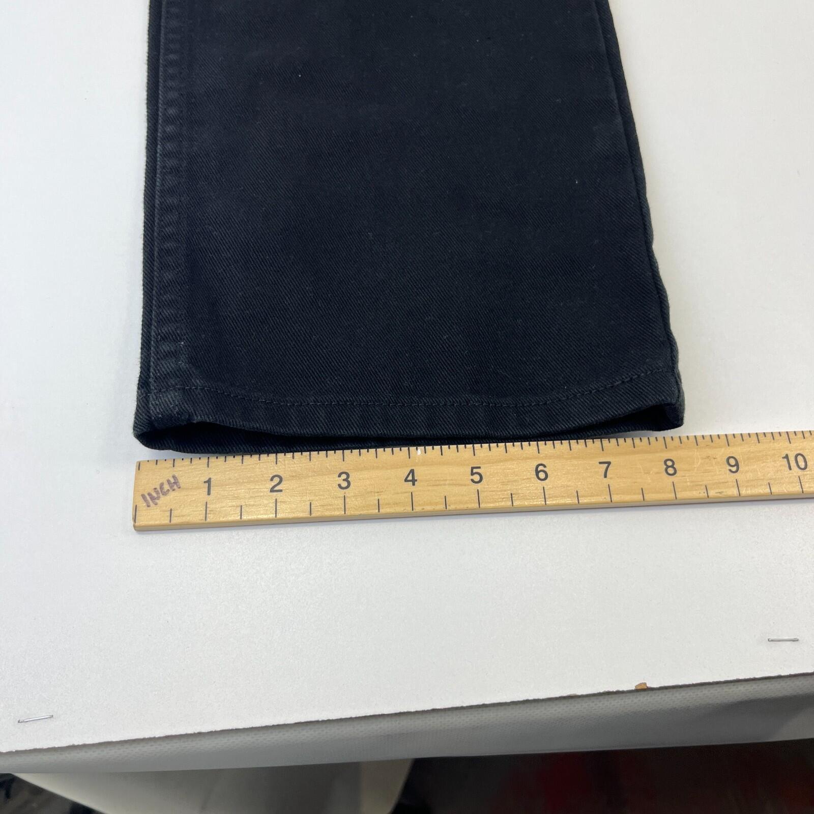 Wrangler Texas Straight Leg Jeans in Black 100% Cotton Waist 38" Leg 34" W38 L34