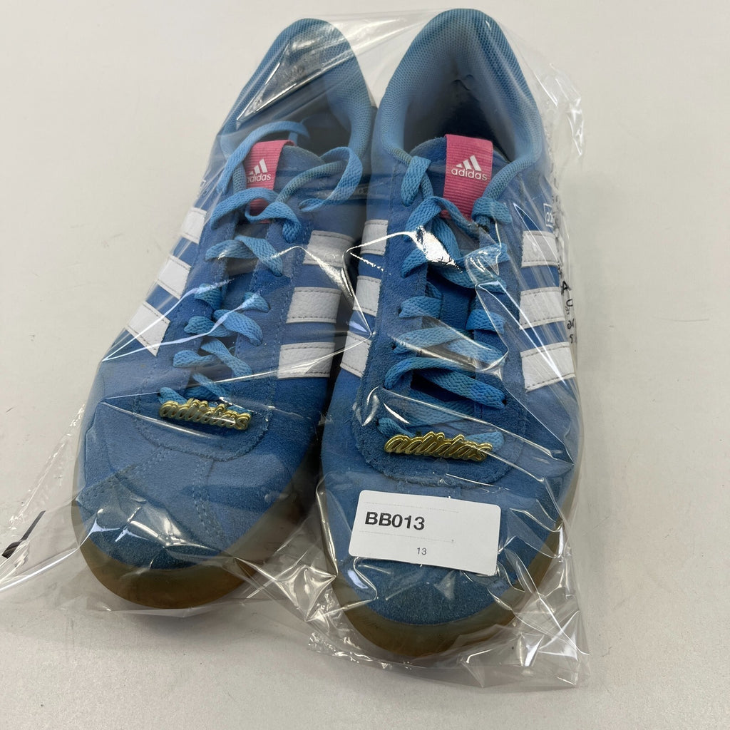 Adidas VL Court 3.0 Trainers Suede Shoes Baby Blue on Gum Soles UK 7 EU 40 2/3