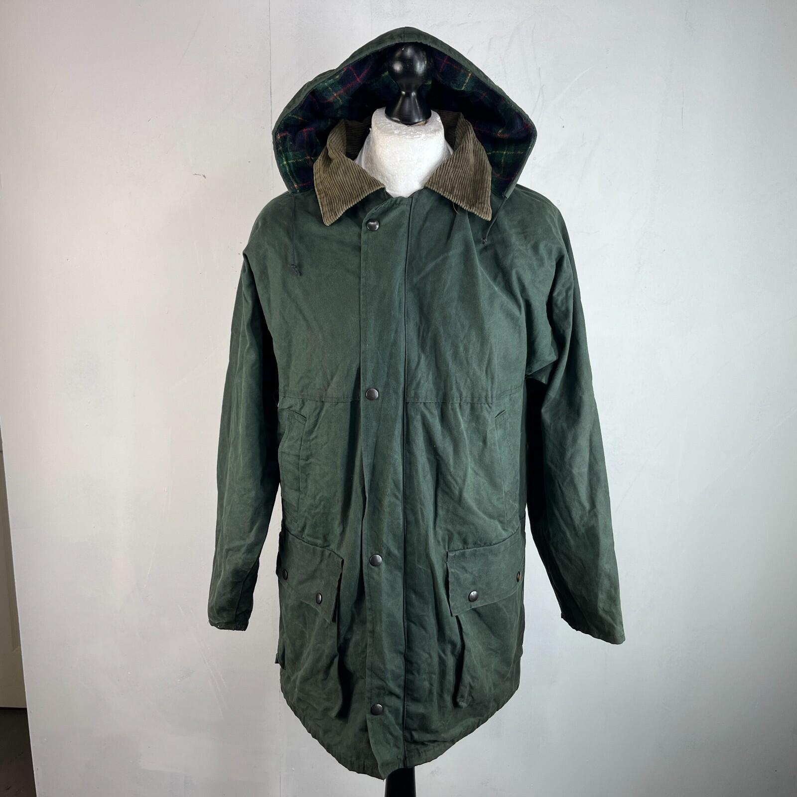 Kap Horn Outdoor Wax Jacket Men's size M Green Country Coat Made in England