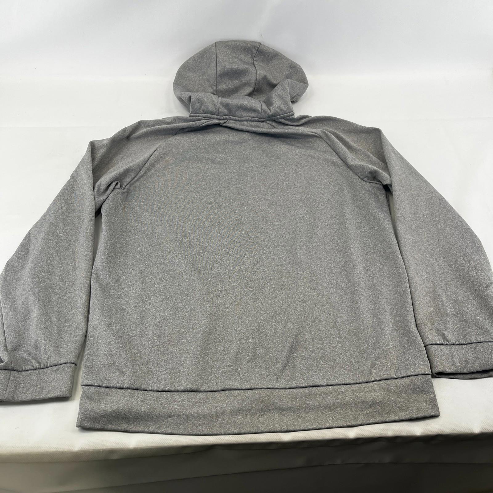 Adidas Dri Fit Full Zip Hoodie Jacket size M in Grey
