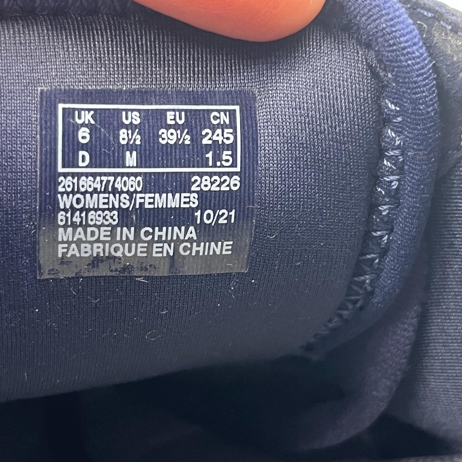 Clarks Women's Trainers Casual Shoes Navy Blue with Diamantes size UK 6 D