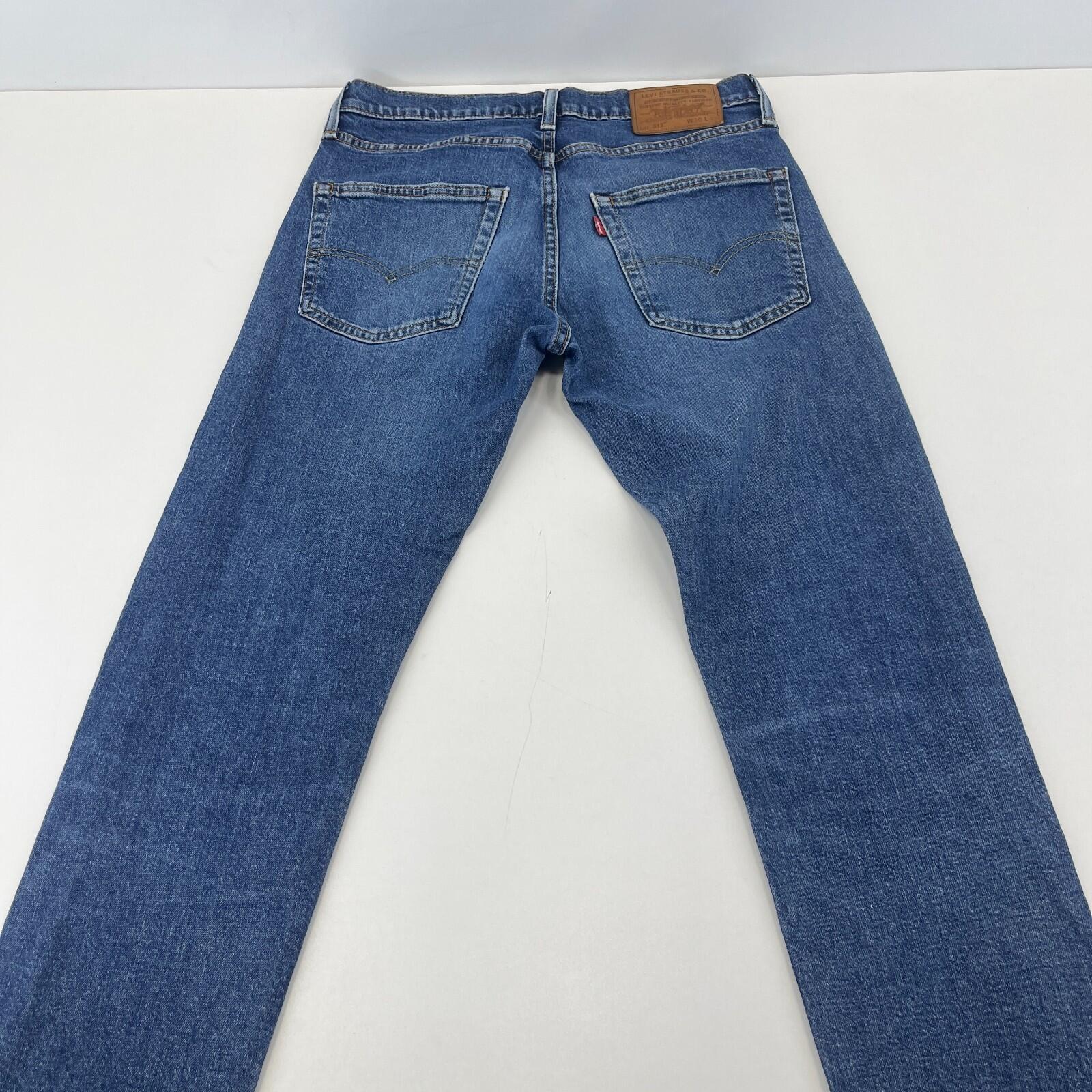 Levis 512 Premium Big E Slim Stretch Blue Denim Jeans W30" *L30"