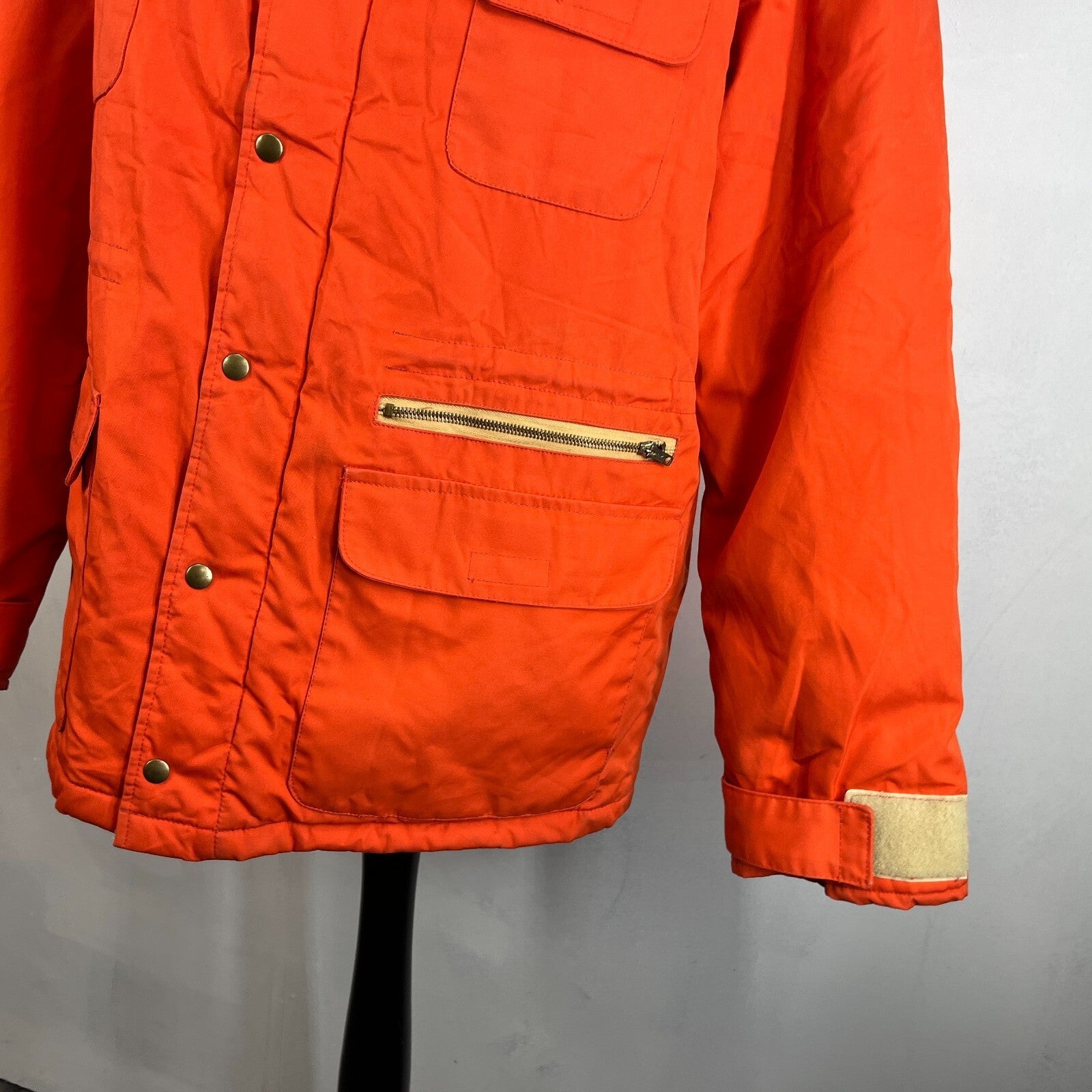 Vintage Zero King Arctic Fleece Insulated Chore Jacket Mens size 44 Made in USA