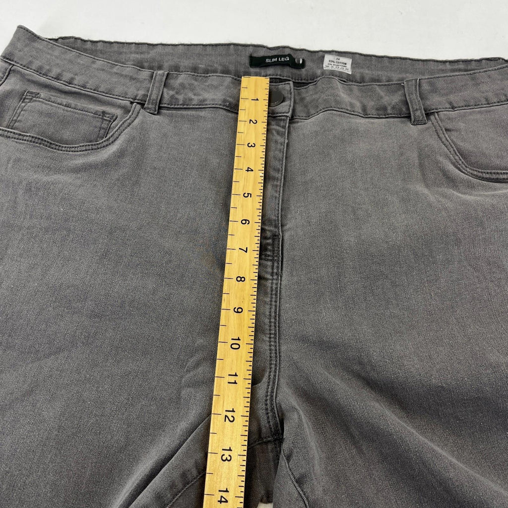 Marks & Spencer Grey Slim Leg Jeans - UK size 24 - BNWOT