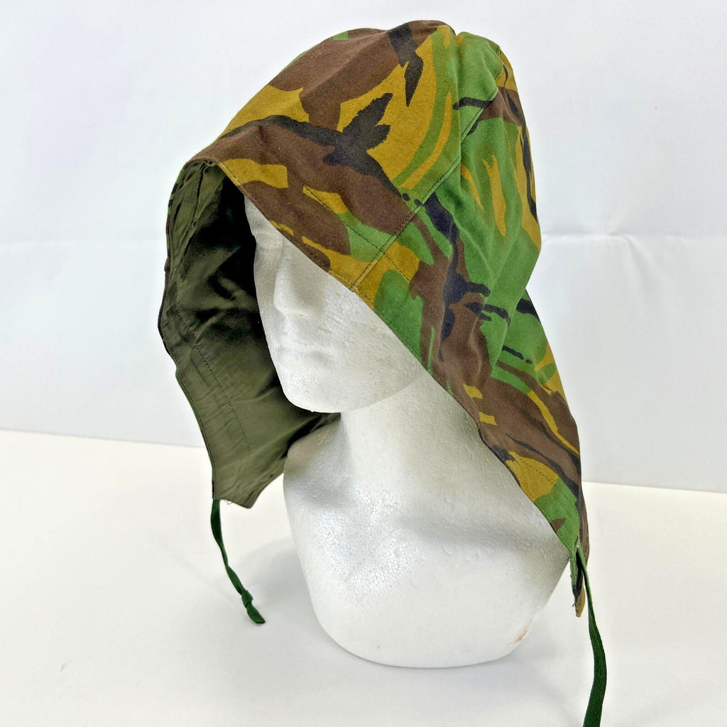British Military Issue DPM Camouflage Cold Weather Button On Combat Jacket Hood size 1