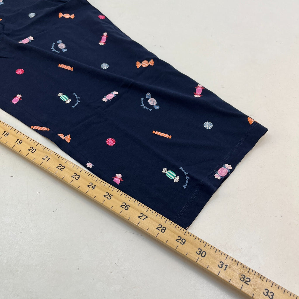 M&S Ladies Pyjama Set UK 2XL 24-26 Blue & Candy Sweet Long Leg Short Sleeve New