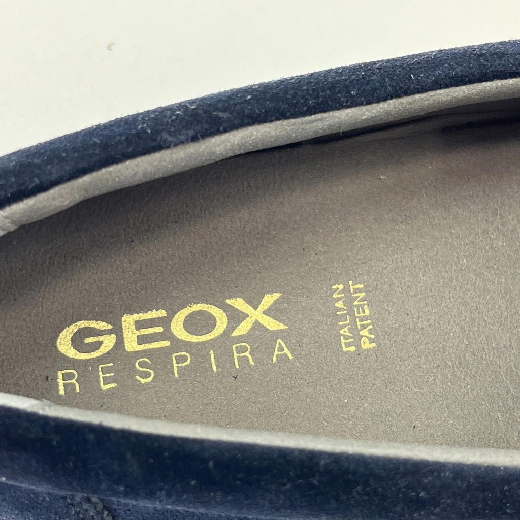 Geox Men's U Devan A Suede Moccasin Loafers Navy Blue size UK 9  EU 43
