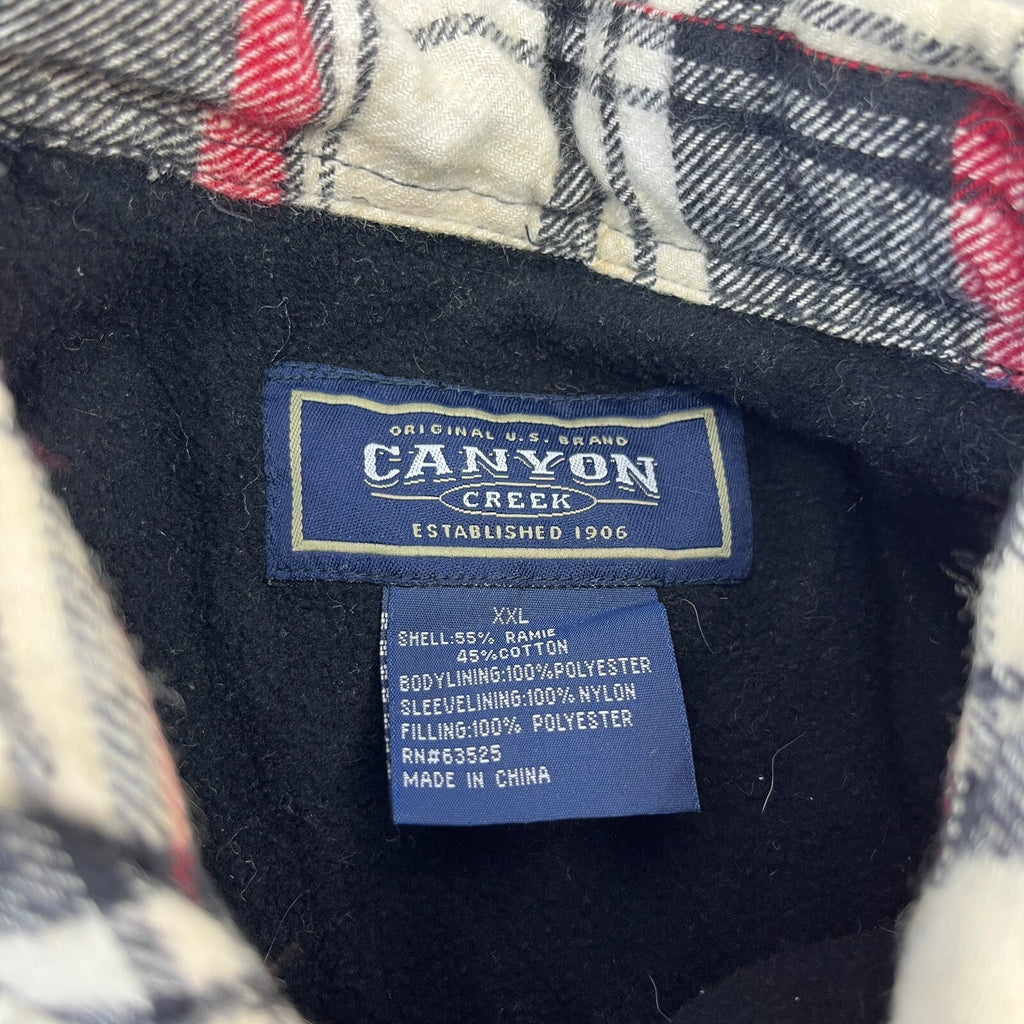 Canyon Creek Insulated Microfleece Lined Lumberjack Shacket Shirt Jacket 2XL