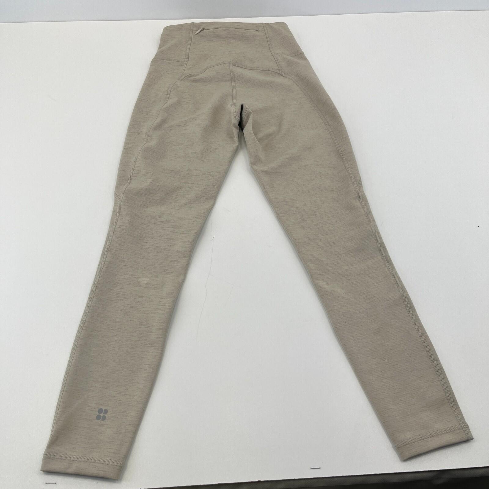 Sweaty Betty Ultimate Move Marl Print Leggings 7/8 Length Beige size XXS