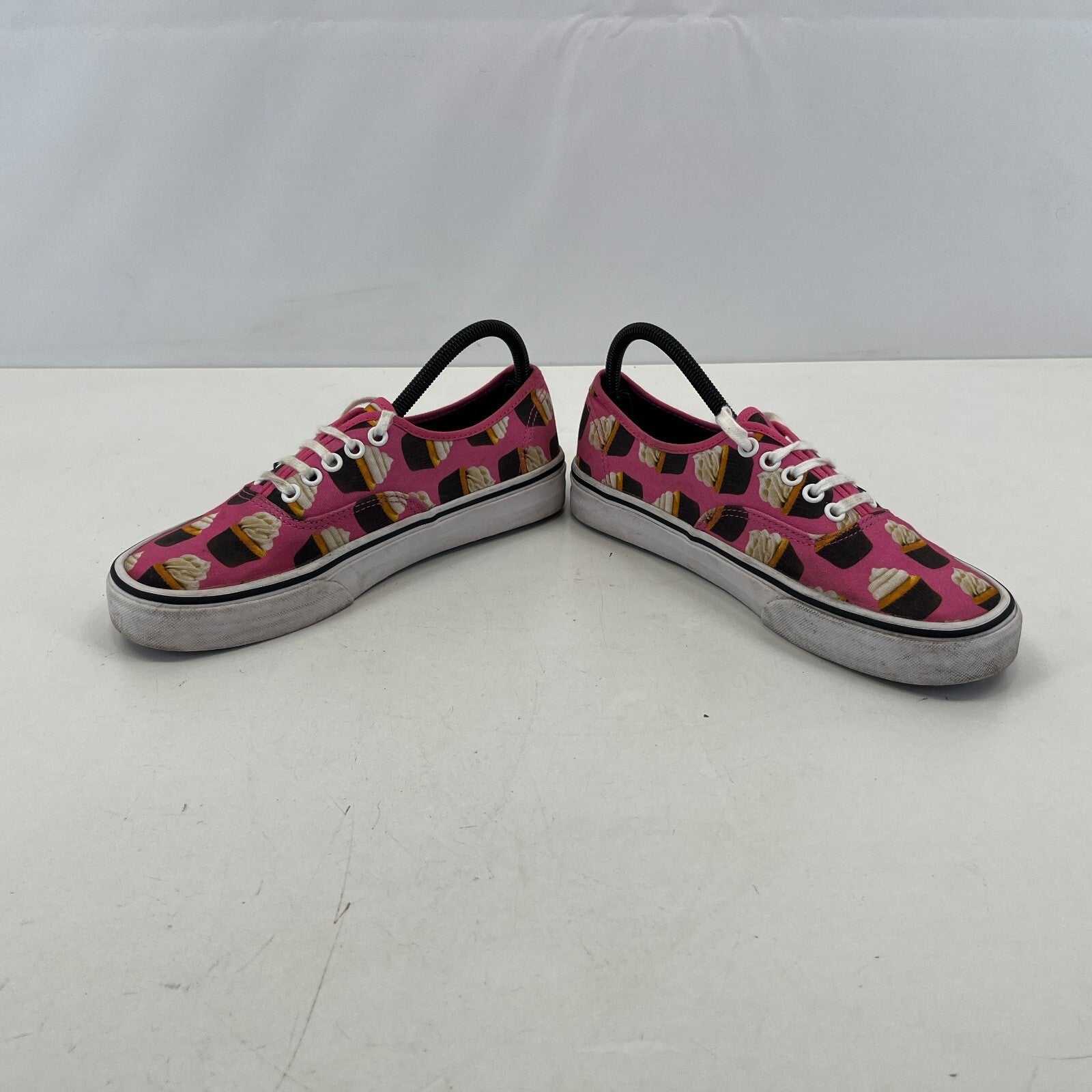 Rare Vans Off the Wall Pink Cupcake Trainers Shoes size UK 6 EU 39