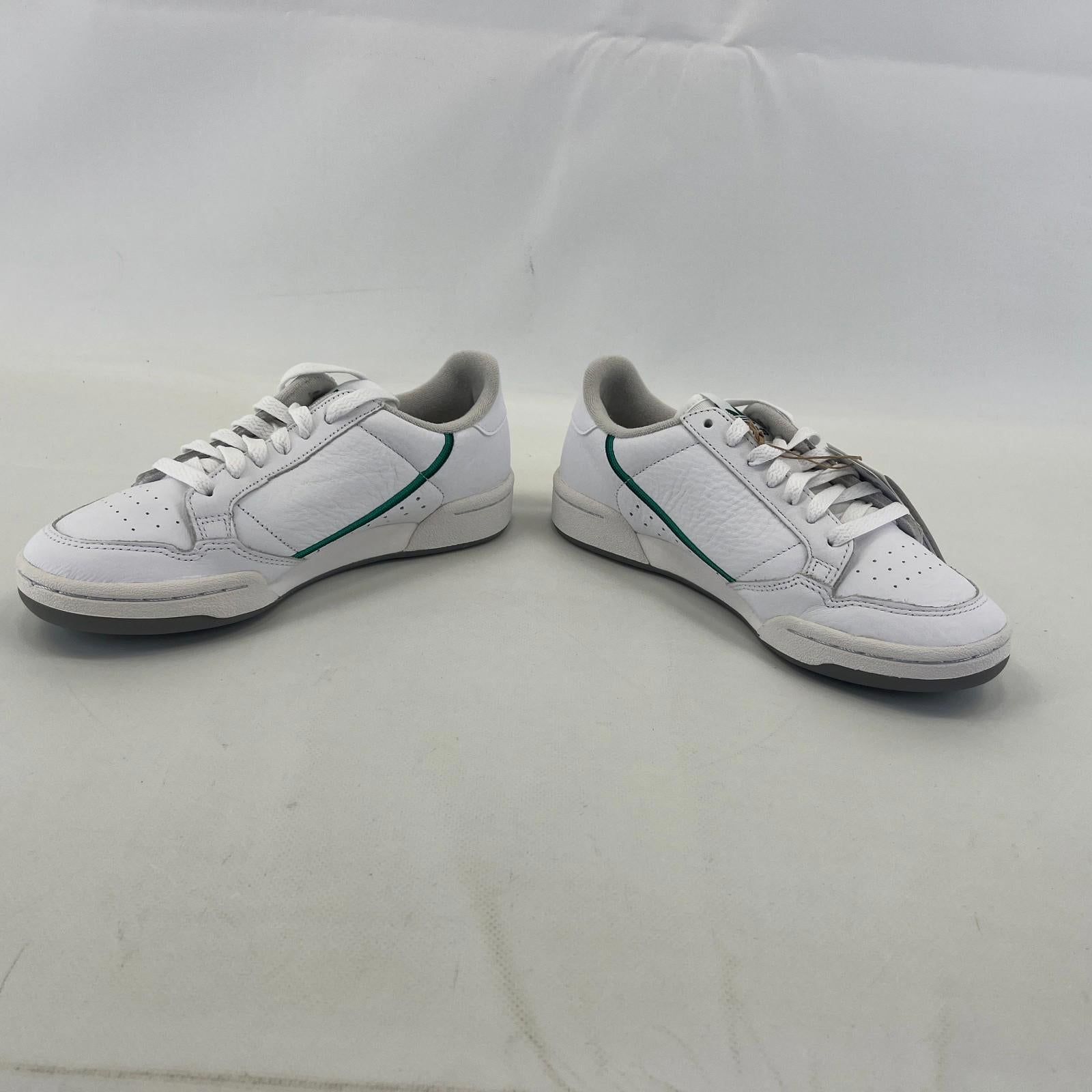 Adidas Originals Continental 80 White Green Adult Trainers Size UK 6