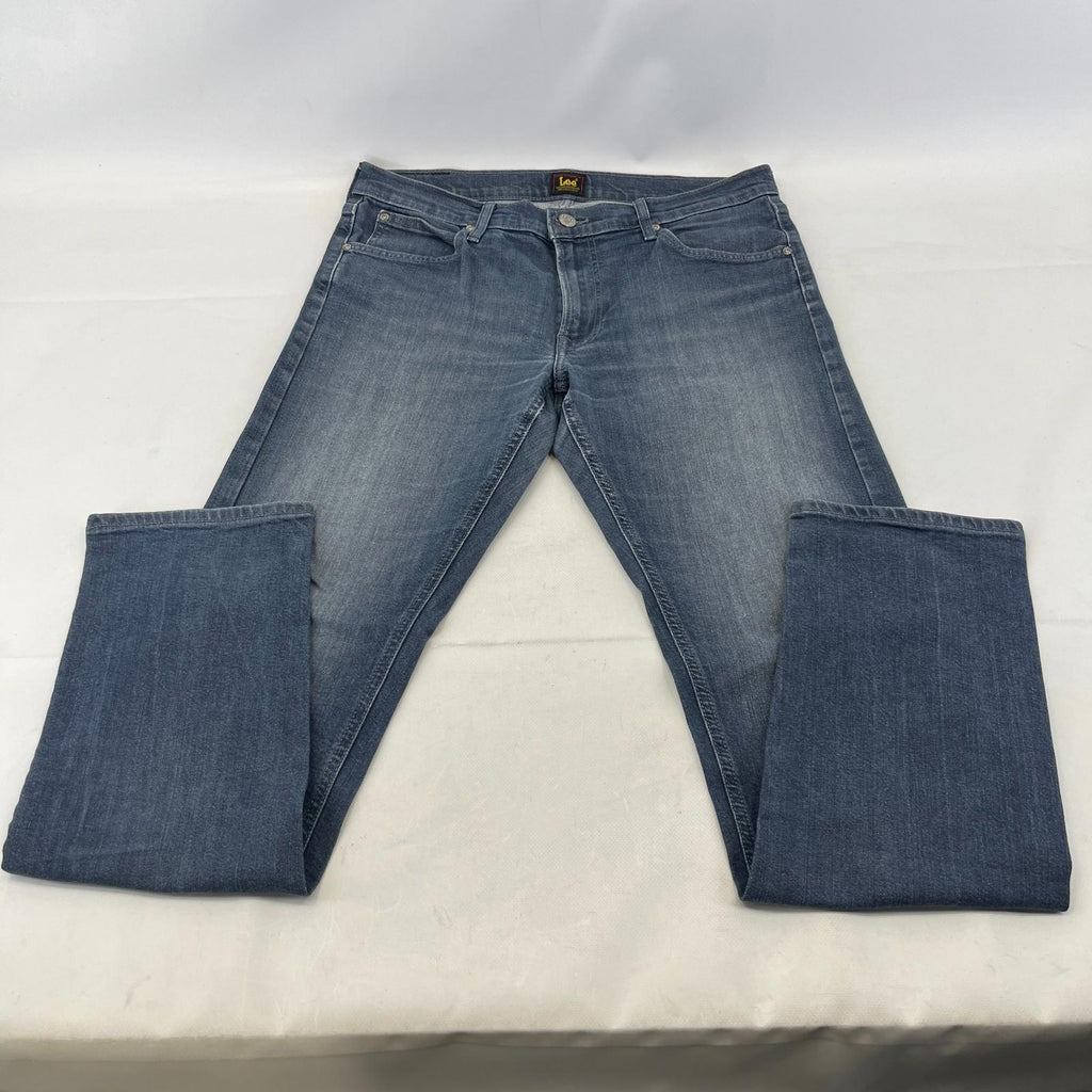 Lee Daren Men's Grey Taper Slim Stretch Denim Jeans size W34" L34"