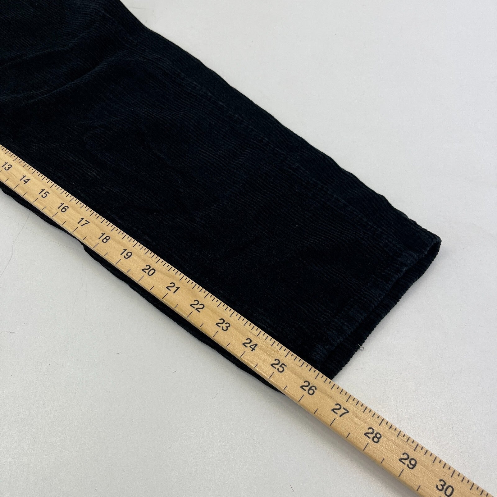 Whistles Autumn Winter Black Paperbag Corduroy Jeans Trousers size 27 Leg 26"