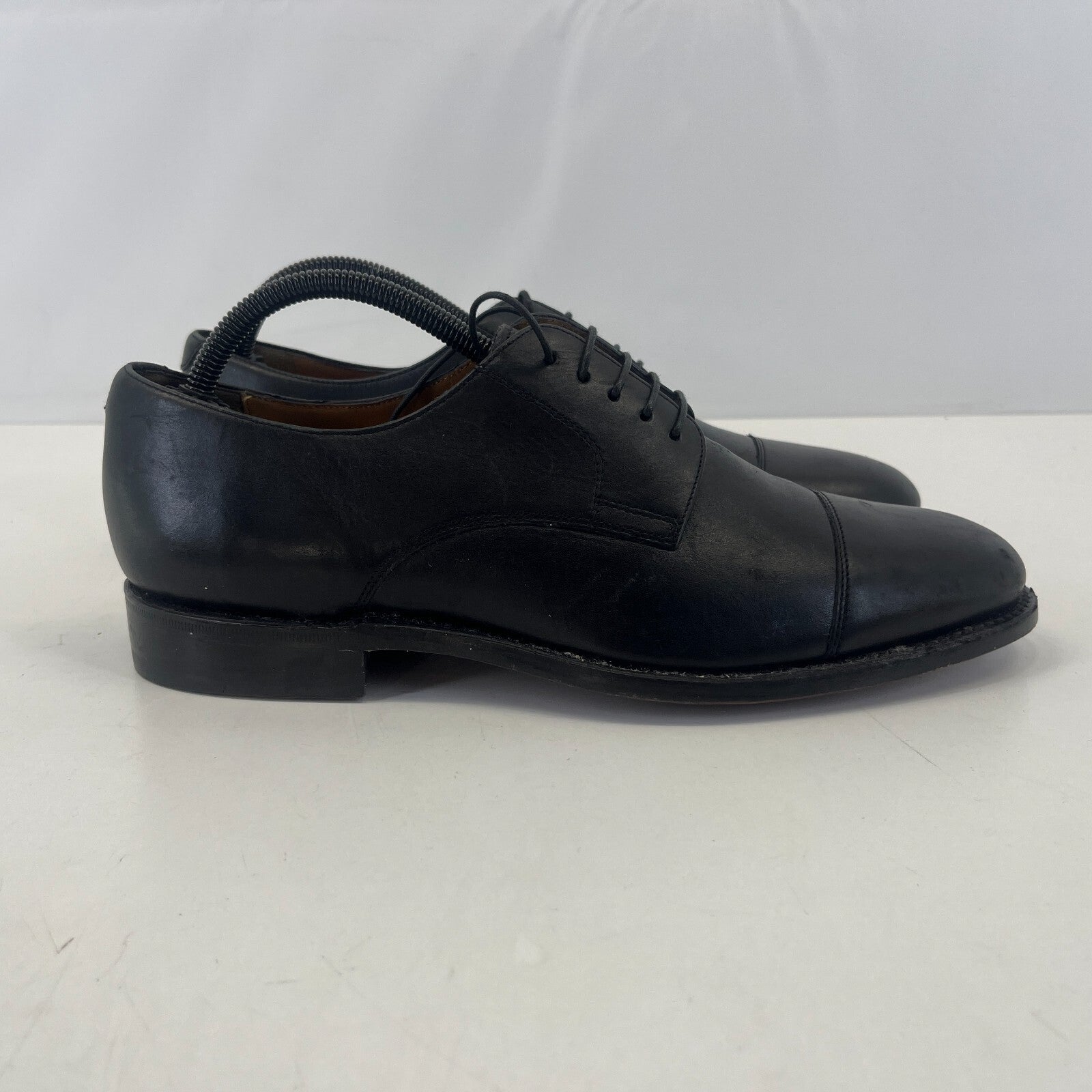 Gordon & Bros Men's Black Leather Oxford Dress Shoes size UK 8 - EU 42