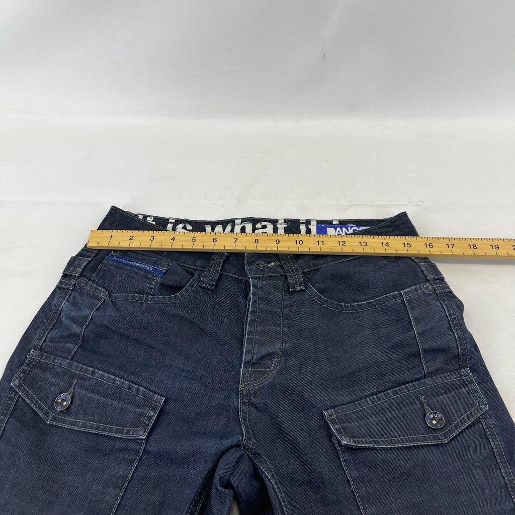 GIO GOI Blue Jeans Mens Denim Straight Leg  W32 L31