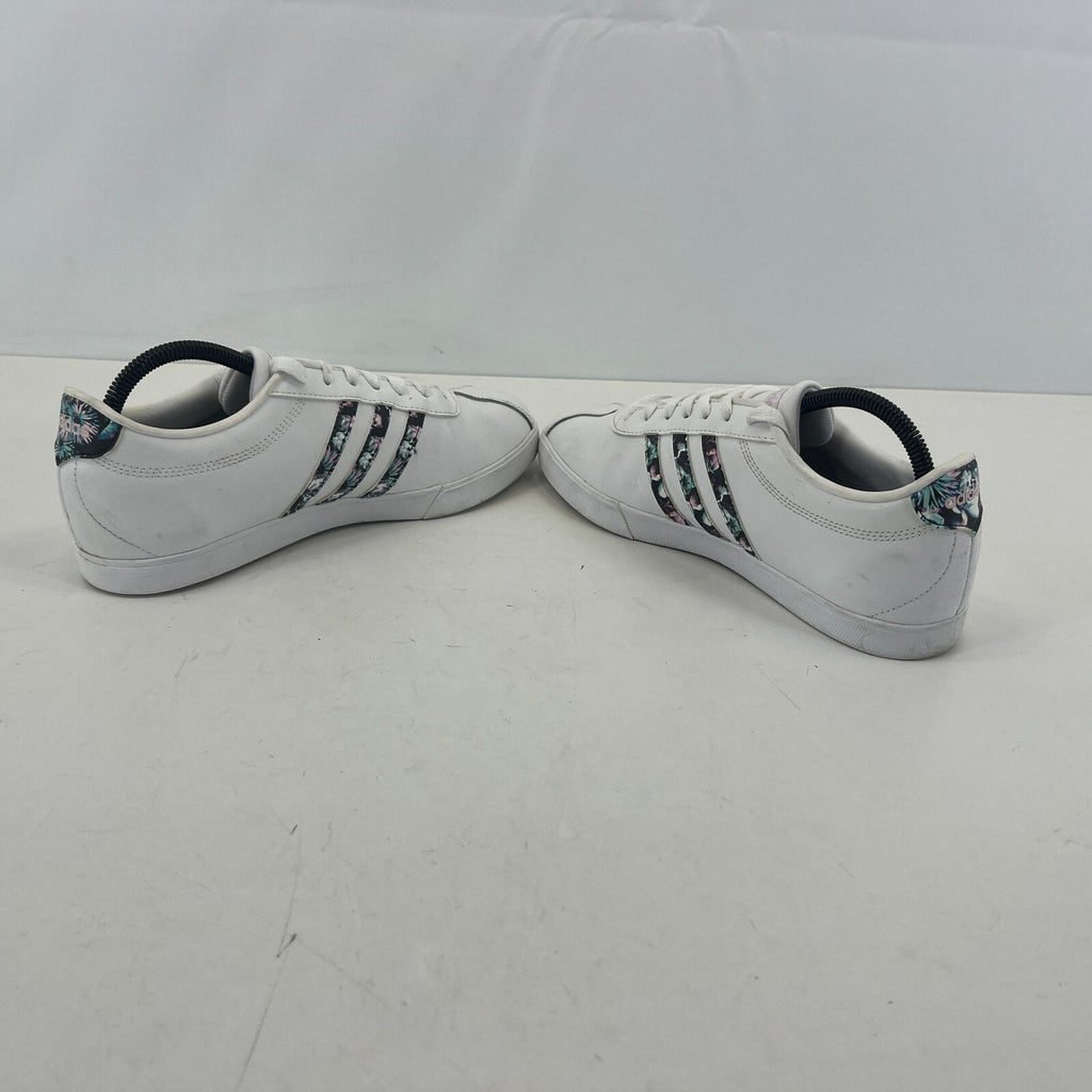 Adidas Ortholite Float Ladies White Trainers with Floral Stripes size UK 8 EU 42