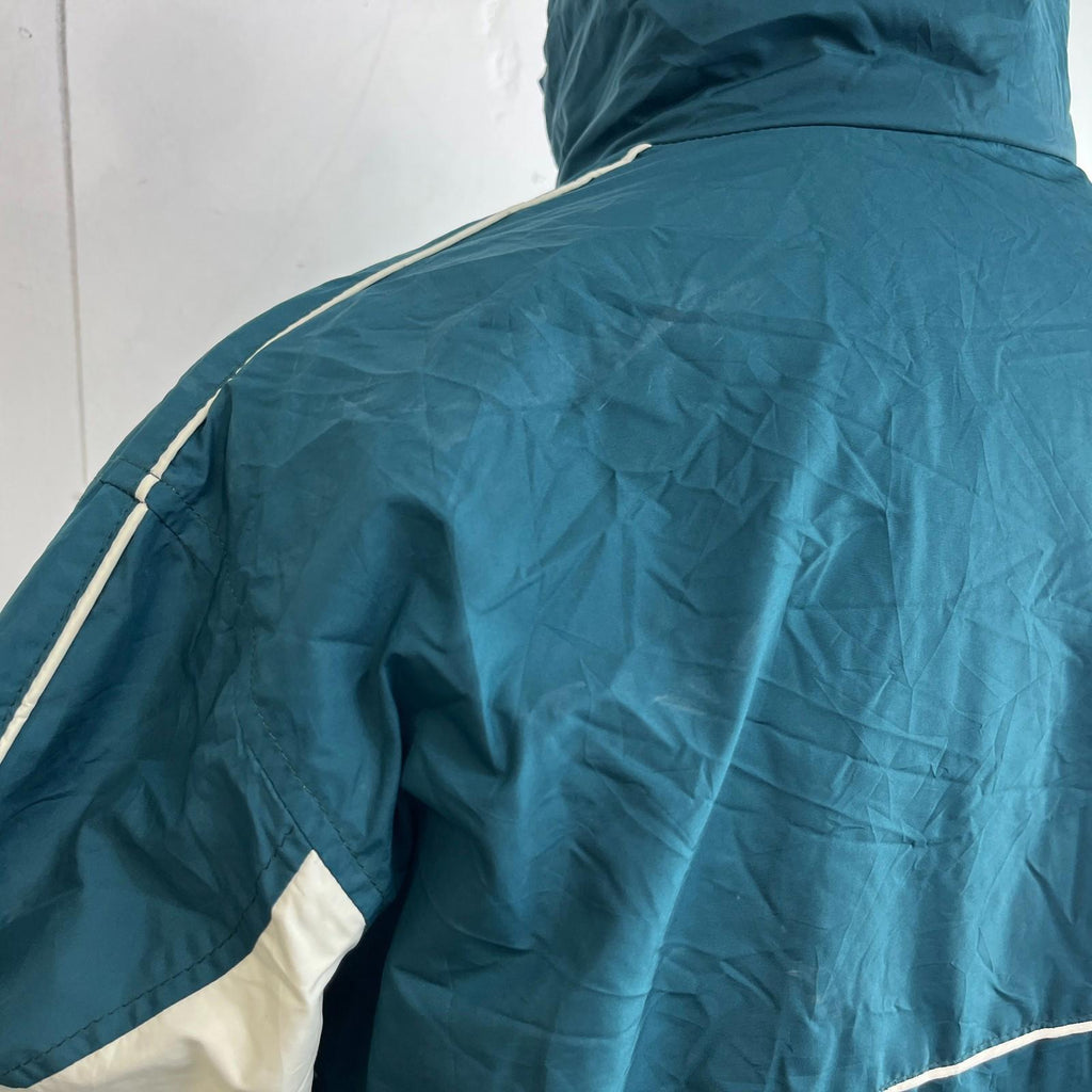 Rukka Men's Casual Jacket Teal Green Windbreaker size Large Oversized