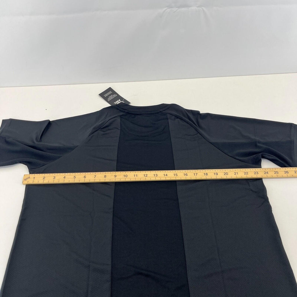 Castore AMC Mens Performance T-Shirt Tennis/Sports Black Short Sleeve size XL