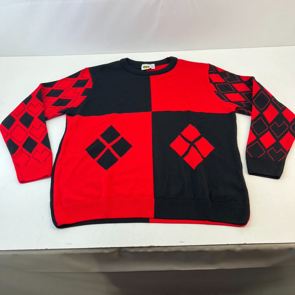 Batman Harley Quinn Xmas Christmas Jumper Sweater size 2XL Gotham Joker - New