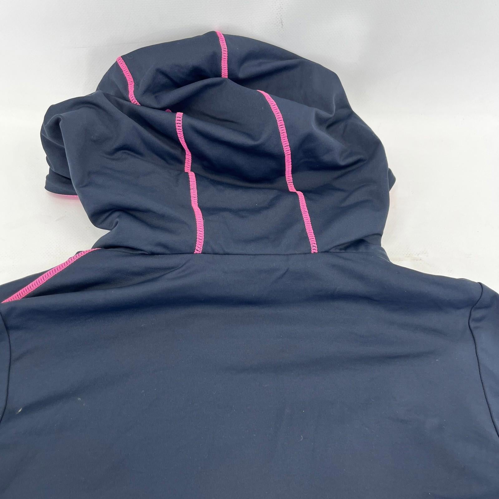 Superdry Tech Softshell Fleece Lined Jacket Black & Pink size M