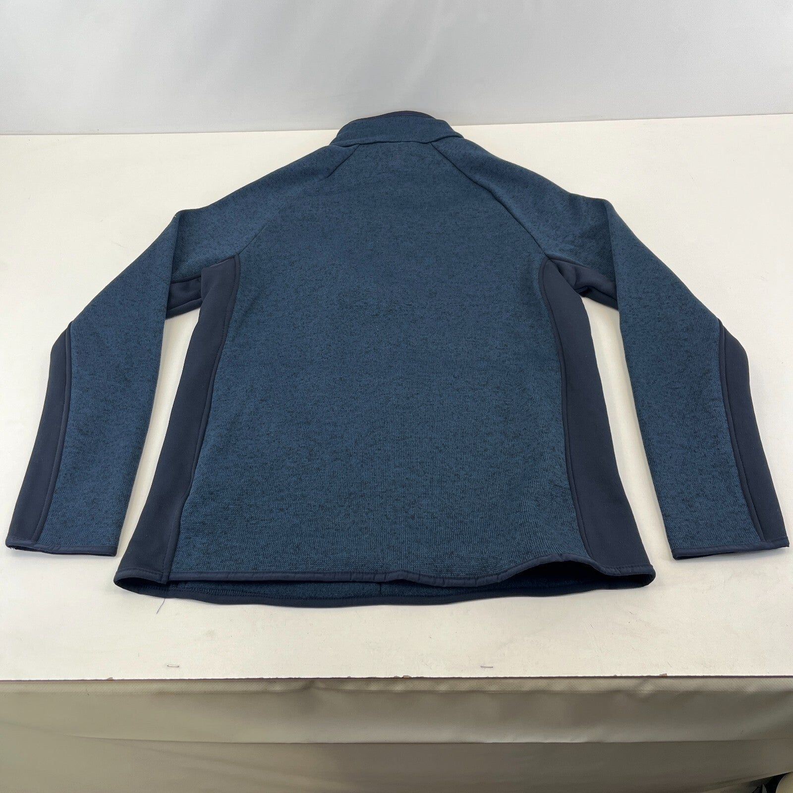 Mountain Warehouse Mens 1/4 Zip Fleece in Navy Blue with Zip Pockets size M