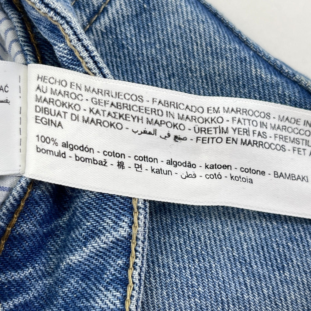 Massimo Dutti Men’s Jeans Mid Blue Denim Straight Leg 5-Pocket W36" L30"