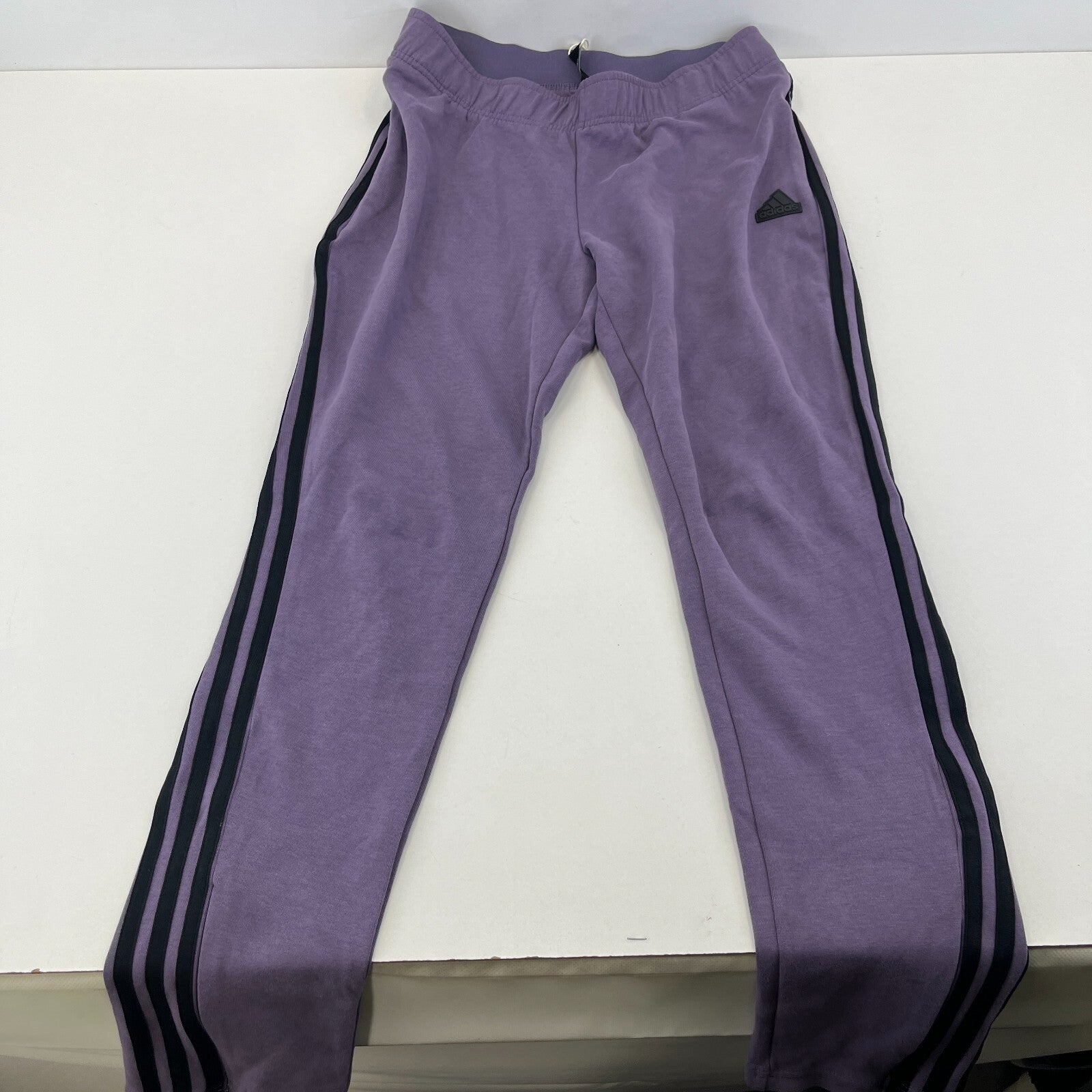 Adidas Women's Purple Jogging Pants Joggers Track Bottom size 12 New SEE Details
