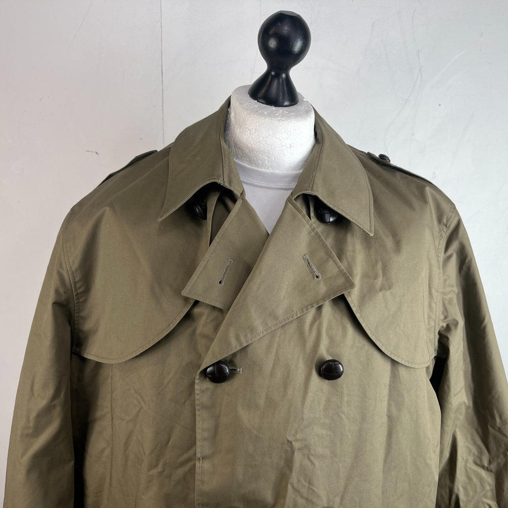 Dutch Army Military Trench Coat inc Removable Quilt Liner Khaki Green EU size 57