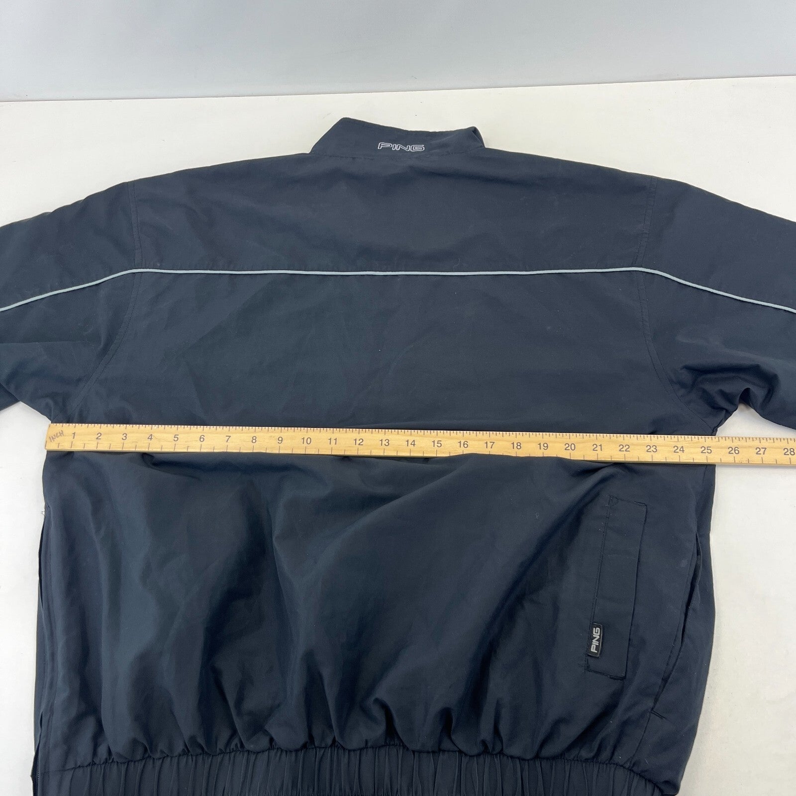 Ping Collection Men's Half Zip Golf Jacket Short Sleeve in Black 1/2 Zip size L