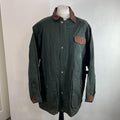 Koolah Middy Premium Wax Jacket Dark Green Made in Canada size 2XL fits like 4XL
